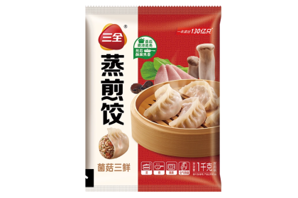 San Quan Steamed Fried Dumpling Mushroom Pork 三全蒸煎饺菌菇三鲜 1KG（VIP会员价：RM15.90）